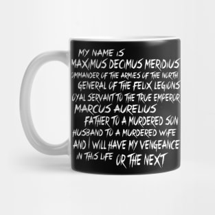 Maximus Decimus T-Shirt Gladiator Mug